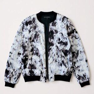 Gently Worn Rock & Republic Tie Dye Bomber Jacket